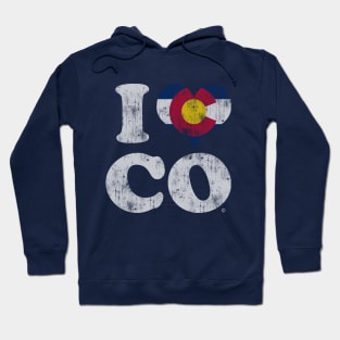 I Heart Flag Of Colorado Hoodie